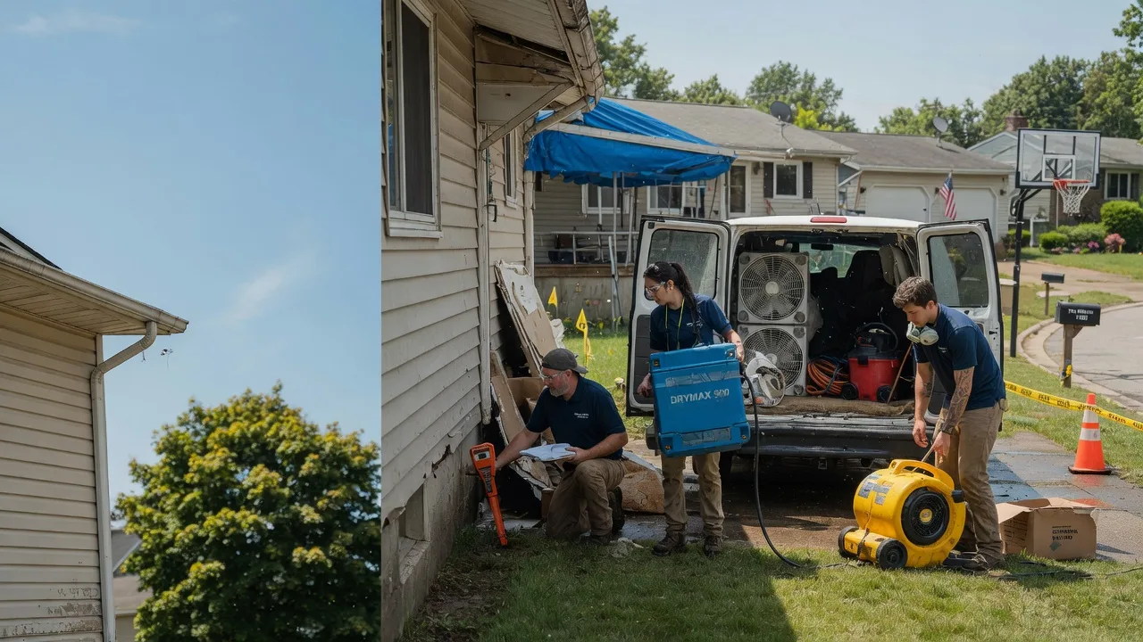 Ceiling Leak Cleanup in Springfield, WI near me
